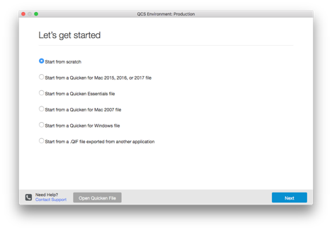 can you export files from quicken to quicken for mac